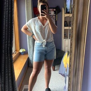 American Eagle Striped Beach Top